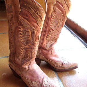 Corral Thunderbird Boots!6!Tan/Brown!Gorgeous!